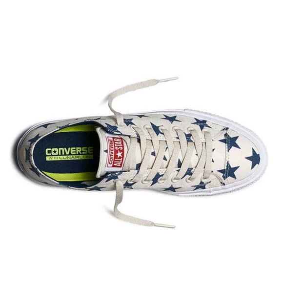 NWT Converse Chuck II Reflective Star Print Shoes - Picture 8 of 9